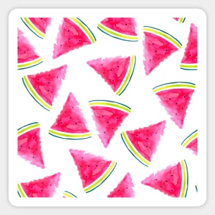 Watercolor watermelon random pattern Sticker